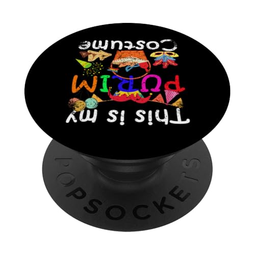 This is my Purim Costume funny PopSockets Klebender PopGrip von Cute Purim for Family & Friends