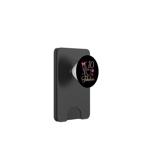 10 & Fabulous 10 Years Old Queen zum 10. Geburtstag für Mädchen zum Geburtstag PopSockets PopWallet für MagSafe von Cute Queens Birthday Party