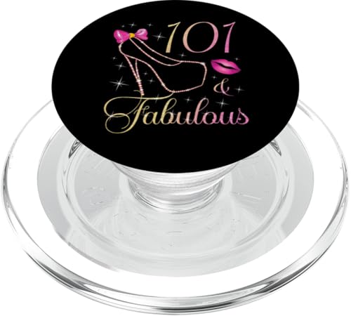 101 & Fabulous 101 Years Old Queen, Frau zum 101. Geburtstag PopSockets PopGrip für MagSafe von Cute Queens Birthday Party