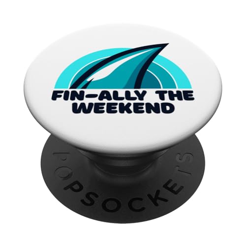 Fin-Ally The Weekend Hammerhead White Whale Lover Hai PopSockets Klebender PopGrip von Cute Shark Lover Apparel Plush Species Toy Gifts