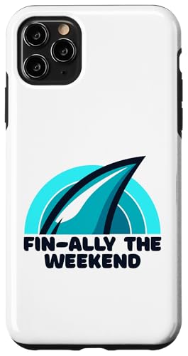 Hülle für iPhone 11 Pro Max Fin-Ally The Weekend Hammerhead White Whale Lover Hai von Cute Shark Lover Apparel Plush Species Toy Gifts