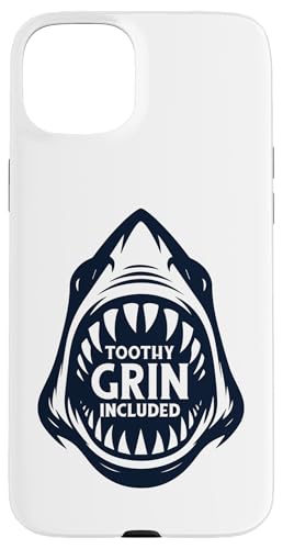 Hülle für iPhone 15 Plus Zoothy Grin inklusive Hammerhead White Whale Lover Shark von Cute Shark Lover Apparel Plush Species Toy Gifts