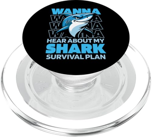 Überlebensplan für Haie, Weißwal, Hammerhai, Liebhaber PopSockets PopGrip für MagSafe von Cute Shark Lover Apparel Plush Species Toy Gifts