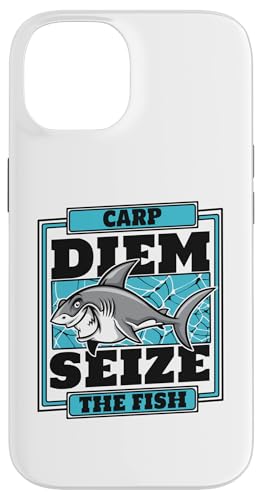 Hülle für iPhone 14 Carp Diem Seize The Fish Wal Hammerhead White Lover Shark von Cute Shark Lover Apparel Plush Toy Species Gifts