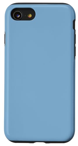 Hülle für iPhone SE (2020) / 7 / 8 Babyblau von Cute Simple Colors Patterns