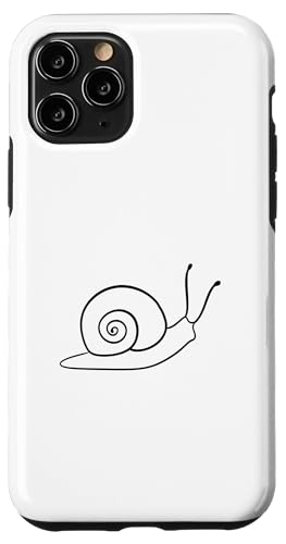 Hülle für iPhone 11 Pro Minimalistische süße Schnecke Cottagecore Tierschnecken von Cute Snail and Cottagecore Designs