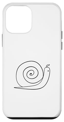 Hülle für iPhone 12 mini Minimalistische süße Schnecke Cottagecore Tierschnecken von Cute Snail and Cottagecore Designs