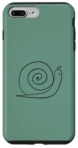 Hülle für iPhone 7 Plus/8 Plus Minimalistische süße Schnecke Cottagecore Tierschnecken von Cute Snail and Cottagecore Designs