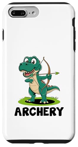 Niedlicher Bogenschießen-Spieler, Sportspiel Hülle für iPhone 7 Plus/8 Plus von Cute Tyrannosaurus Gift for Kids