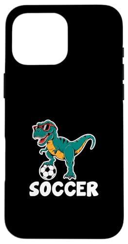 Niedlicher Fußballspieler Sport Spiel Spiel Hülle für iPhone 16 Pro Max von Cute Tyrannosaurus Gift for Kids