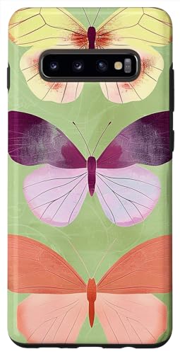 Hülle für Galaxy S10+ Schmetterlinge Aquarell Salbeigrün Schmetterling von Cute Watercolor Butterfly Gifts & Accessoires