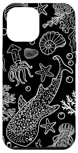 Hülle für iPhone 14 Pro Max Walhai Korallenriffe Muschel Seestern Ozean Strand Meer von Cute Whale Shark Seashell Mermaid Sea Designs