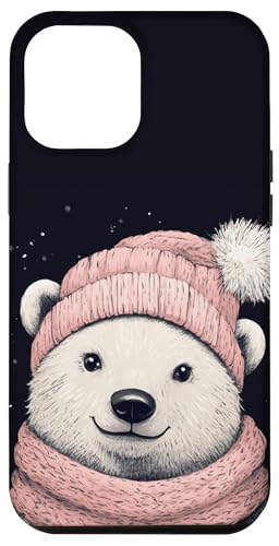 Hülle für iPhone 12 Pro Max Wintertier Arktis Süßer Eisbä von Cute and Vintage Arctic Animal Polar Bear Design