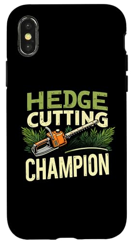 Hülle für iPhone X/XS Heckenschere Champion Landschaftsgärtner Heckenschere von Cutting Hedge Technologies