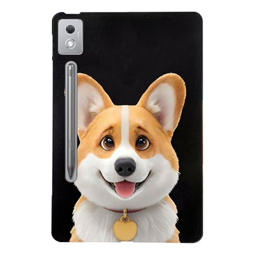 Cxzaqwer Case for Redmi Pad SE 8.7,Shockproof Military Grade DropSoft Flexible Chroma TPU Protective Cover for Redmi Pad SE 8.7 Corgi von Cxzaqwer