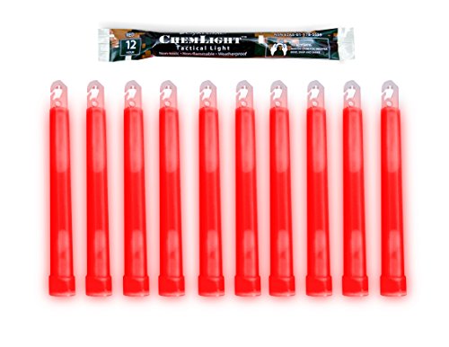 Cyalume ChemLight Military Grade Chemical Light Sticks, Red, 6 Long, 12 Hour Duration (Pack of 10) by Cyalume von Cyalume