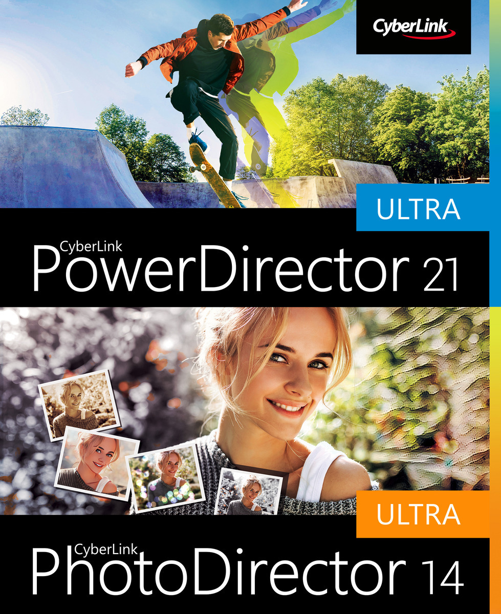 Cyberlink PowerDirector 21 Ultra & PhotoDirector 14 Ultra Duo von Cyberlink