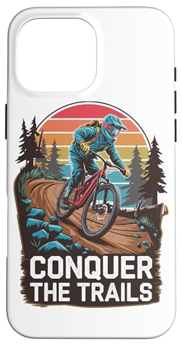 Cycling MTB Rider Mountain Bike Lover Bicycle Downhill Hülle für iPhone 16 Pro Max von Cycling Enthusiast Designs