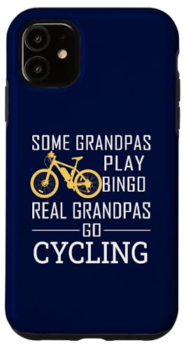 Einige Opas spielen Bingo. Echte Opas fahren E-Bike Hülle für iPhone 11 von Cycling Grandpa Gifts for e-Bike Riders & Bikers