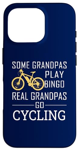 Einige Opas spielen Bingo. Echte Opas fahren E-Bike Hülle für iPhone 16 Pro von Cycling Grandpa Gifts for e-Bike Riders & Bikers