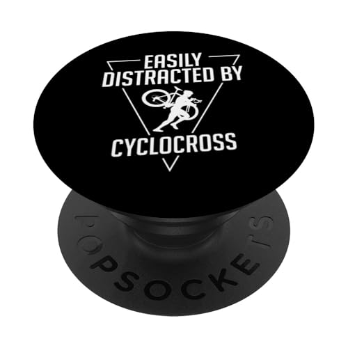 Cyclocross Bike Funny Sports Fahrrad Rennen PopSockets Klebender PopGrip von Cyclocross Bike