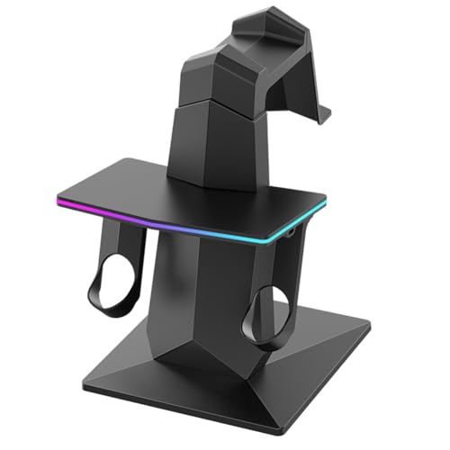 Cymwer RGB-Ladestation für Quest3S für Quest 3-Zubehör, VR-Headset-Halter und Controller-Halterung von Cymwer