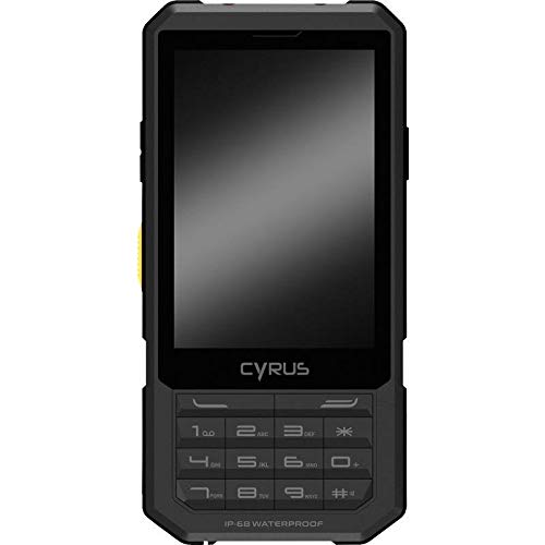 Cyrus CM17 HYBRID Outdoor Smartphone, Android 7.0 Nougat, 2500 mAh Akku, Dual SIM, 3,5 Zoll, 8GB, SOS Taste, stoßfest, staubdicht, wasserdicht, schwarz CYR10250 von Cyrus