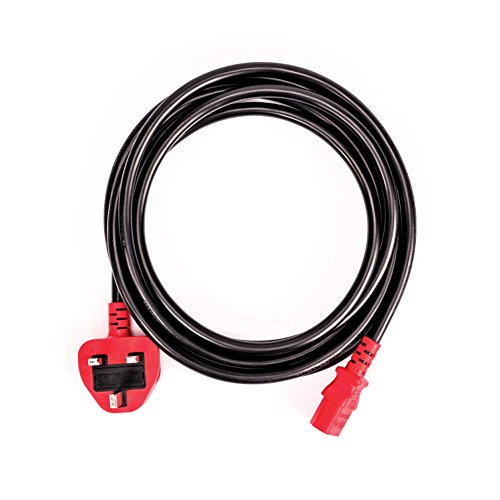 D'Addario Netzkabel mit IEC- und G-Stecker, 3 m (GB), von D'Addario von D'Addario