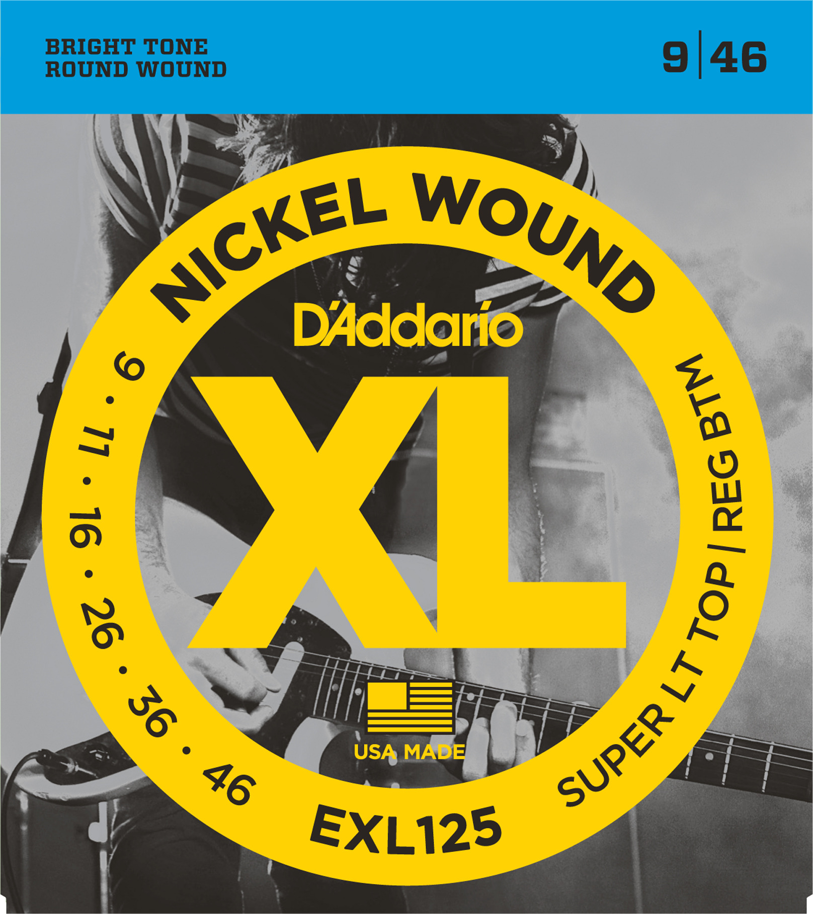 Daddario EXL125 Saitensatz für E-Gitarre 009-046 von D`Addario