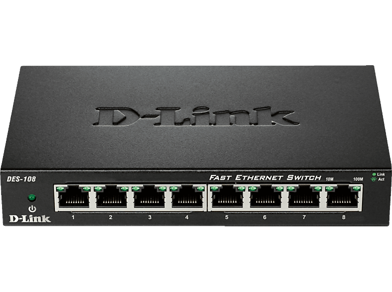 D-LINK DES-108/E Desktop Switch 8 von D-LINK