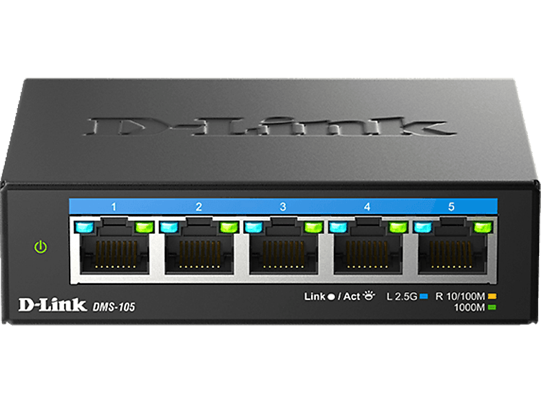 D-LINK DMS-105 5-Port Multi-Gigabit Unmanaged Desktop Switch 5 von D-LINK