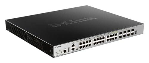 D-LINK DGS-3630-28PC/SI 28-Port Gigabit PoE Stack Switch schwarz von D-Link