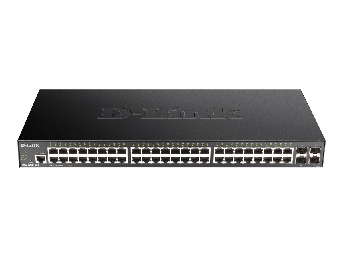 D-Link D-LINK 52-Port Smart Managed Gigabit Switch 4x 10Gdlink, green 3.0, 48x Netzwerk-Switch von D-Link