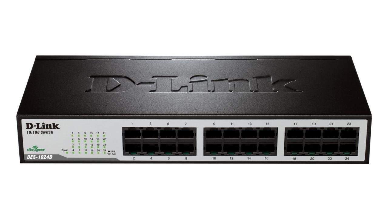 D-Link DES-1024D 24-Port 100MBit/s Switch (DES-1024D/E) von D-Link