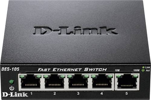 D-Link DES-105 Netzwerk Switch 5 Port 100MBit/s von D-Link