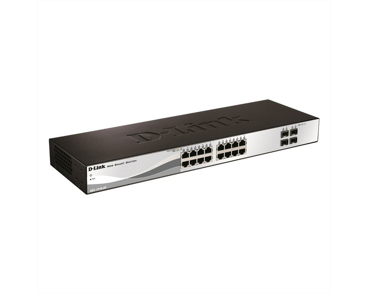 D-Link DGS-1210-20 20-Port Layer2 Smart Managed Gigabit Switch Netzwerk-Switch von D-Link