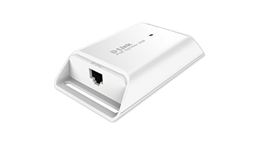 D-Link DPE-301GS Gigabit Poe-Splitter (trennt Stromversorgung und Datenverbindung einer PoE-Quelle voneinander),Weiß von D-Link