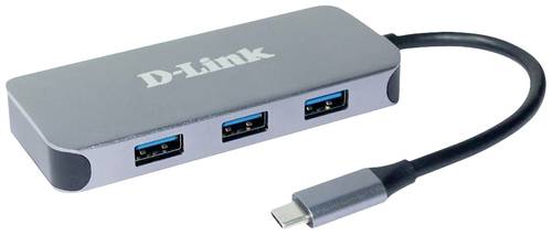 D-Link DUB-2335 6 Port USB-C® (USB 3.2 Gen 2) Multiport Hub Anthrazit von D-Link