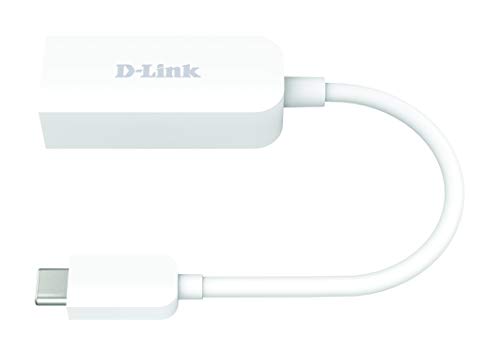 D-Link DUB-E250 USB-C auf 2,5G Ethernet-Adapter (USB-C auf RJ45 2,5 Gigabit LAN, kompatibel mit Thunderbolt 3, Mac OS und Windows) von D-Link