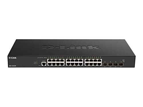 D-Link DXS-1210-28T Netzwerk-Switch Managed 10G Ethernet (100/1000/10000) 1U Schwarz von D-Link