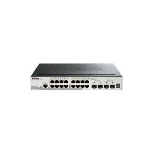 D-Link SmartPro DGS-1510-20 - Switch - L3 - verwaltet - 16 x 10/100/1000 + 2 x Gigabit SFP + 2 x 10 Gigabit SFP+ - Desktop, an Rack montierbar (DGS-1510-20) von D-Link