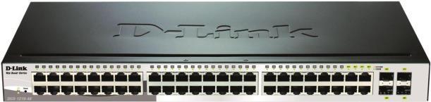 D-Link Web Smart DGS-1210-48 - Switch - managed - 48 x 10/100/1000 + 4 x Shared SFP - Desktop von D-Link