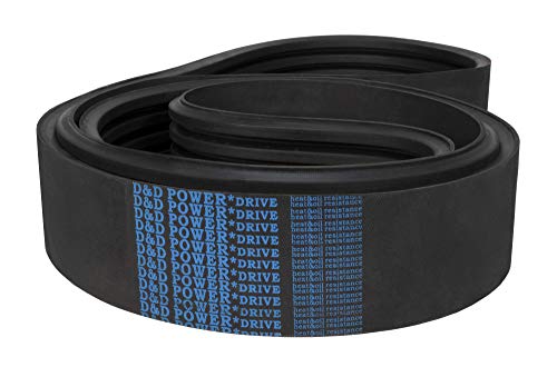 D&D PowerDrive B105/08 Banded Belt 21/32 x 108 Zoll OC 8 Band, Gummi von D&D PowerDrive