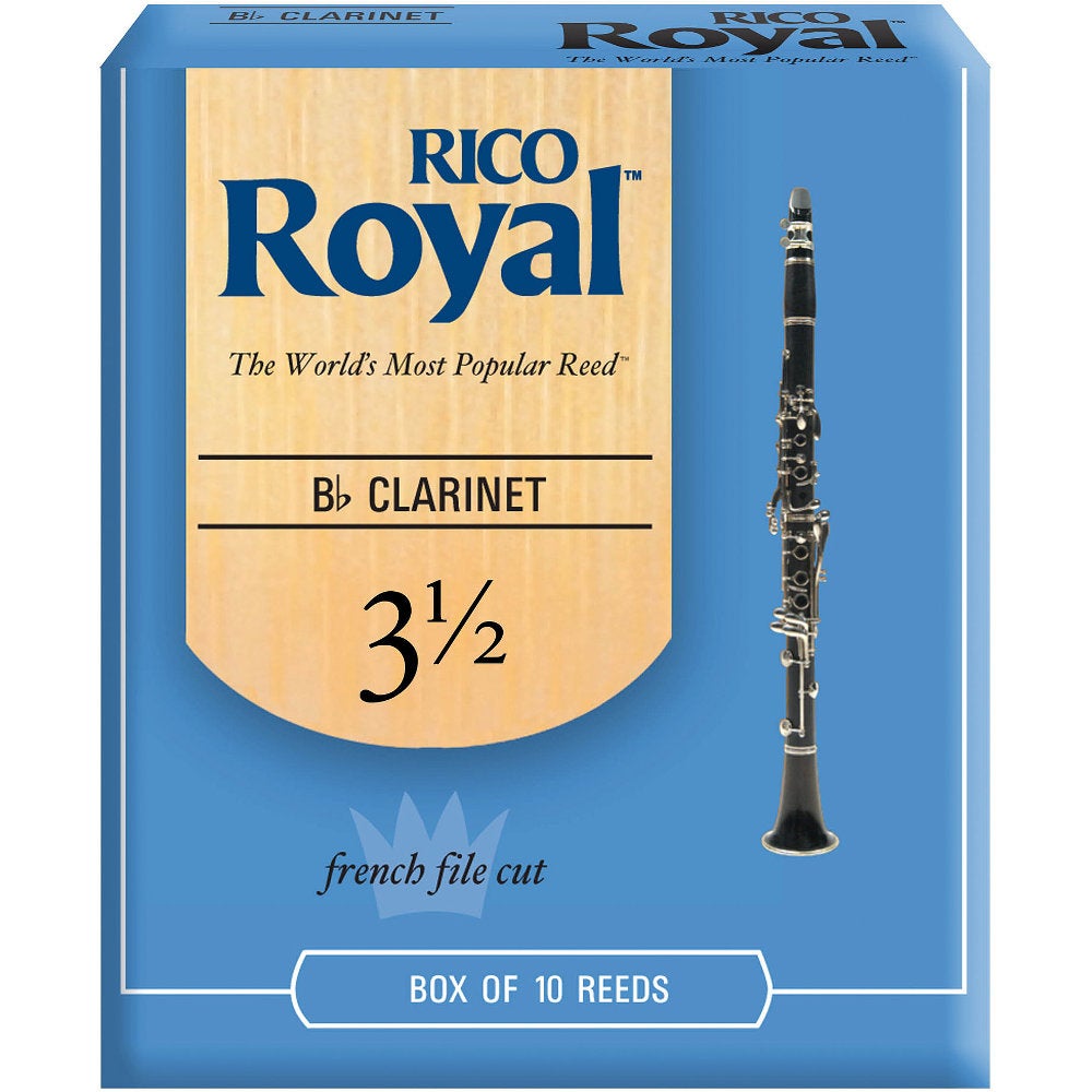 D&apos;Addario Woodwinds RCB1035 Rico Royal Blätter für B-Klarinette 3,5 von D&apos;Addario Woodwinds