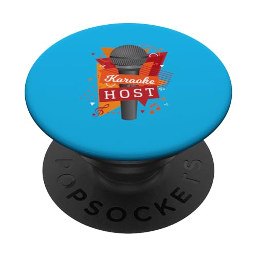 KARAOKE HOST Mikrofon PopSockets mit austauschbarem PopGrip von D.Sky Hosting