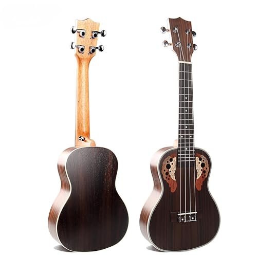 Professional Ukulele 24 Zoll Ukulele Palisander Ukulele Grape Schallloch Wunderschöne Gitarre von DABAUR