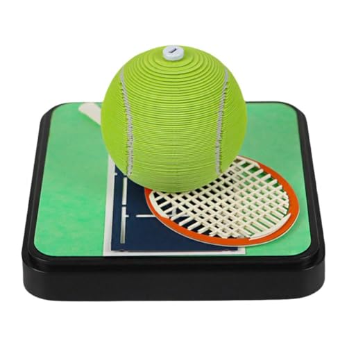 3D Memo Pad Tennis, 3D Notizblock Papier Tear Away Tennis Modell, Zeitmesser Kalender Pad, Kalender Memo Des 2025 Tennis Schreibtisch von DAGESVGI