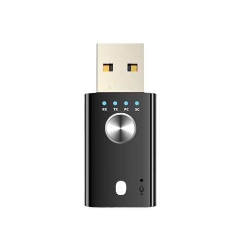 4-in-1-Bluetooth-Audio-Adapter, USB-Empfänger, Stereo, klarer Klang, 13,5 mm, Audio, PC-Sender, echtes Verbindungskabel von DAGESVGI