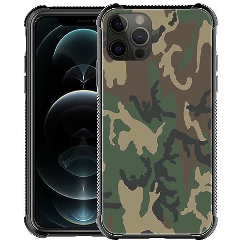 DAIZAG Hülle kompatibel mit iPhone 12, H0S Commando Camo Street Fashion Design für Jungen Mädchen Grafik Stoßfest Weich Silikon TPU rutschfeste Hülle für iPhone 12/iPhone 12 Pro von DAIZAG