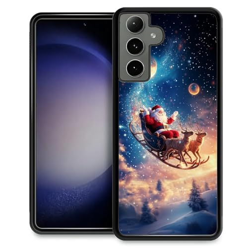 DAIZAG Schutzhülle für Samsung Galaxy S24, Weihnachtsschlitten, kratzfest, personalisiertes Muster, Schutzhülle für Samsung Galaxy S24 von DAIZAG